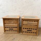 Pair of bedside tables