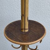 Vintage rattan floor lamp