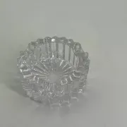 Cendrier/ vide poche en cristal vintage