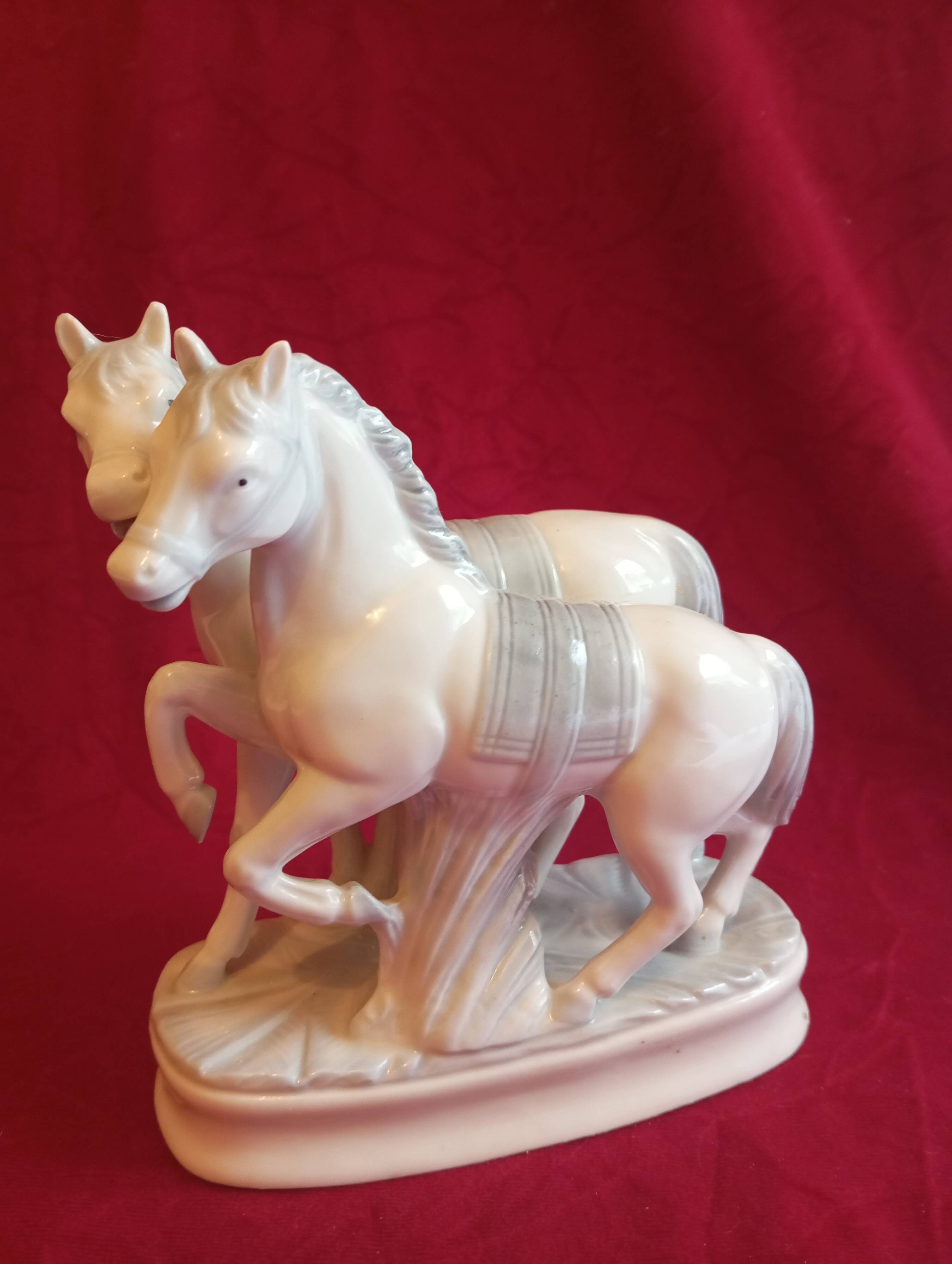 Subject: couple of ceramic horses