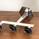 Pair of antique chrome candlesticks from the Art Deco period - in beautiful condition.