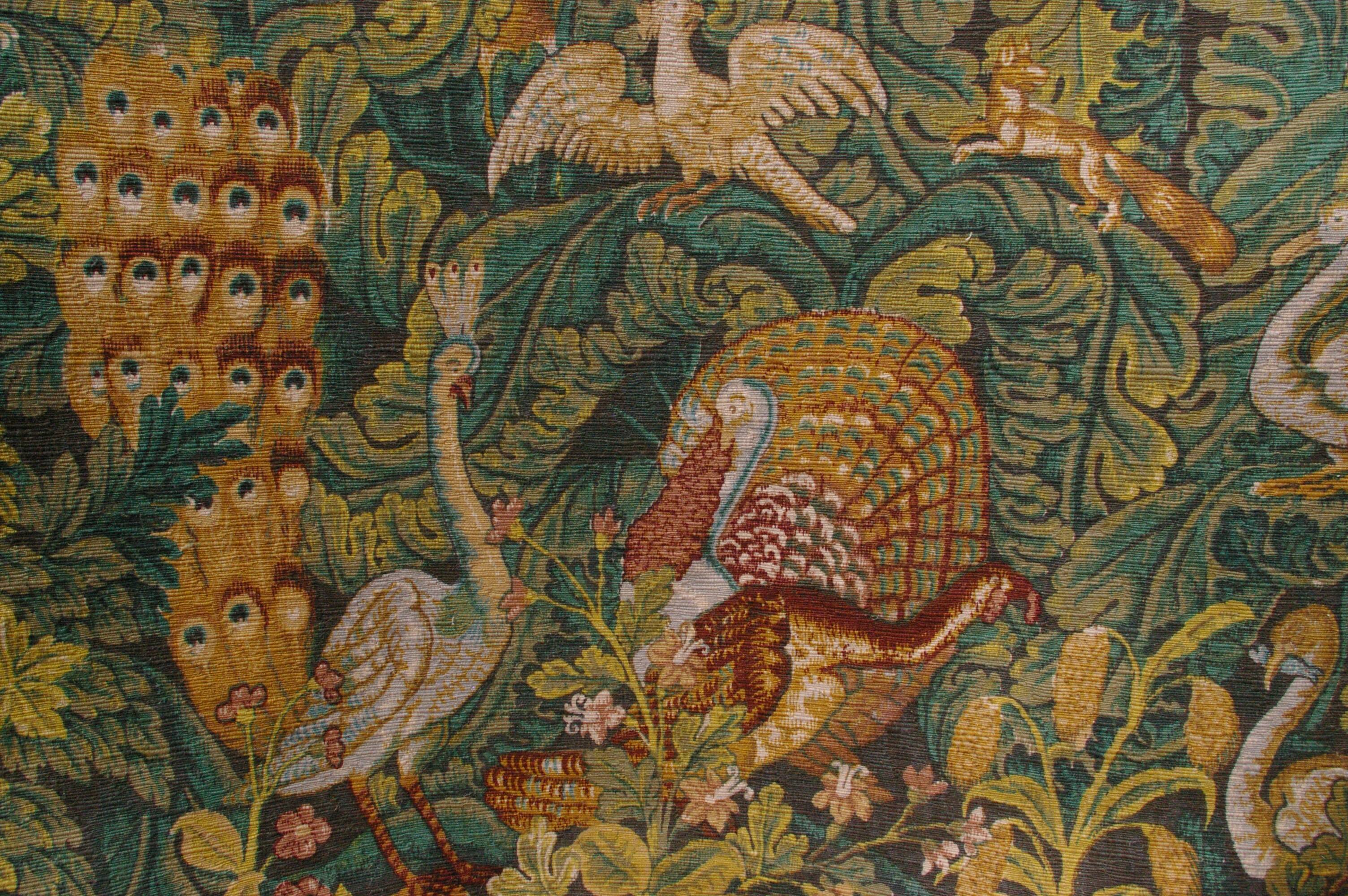 Aubusson tapestry "The Bestiary" - Manufacture Robert Four - Wall hanging