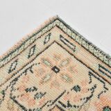 7x10 Pale Red & Cream Oversize Vintage Rug, 207x304Cm