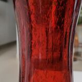 Bubbled glass vase