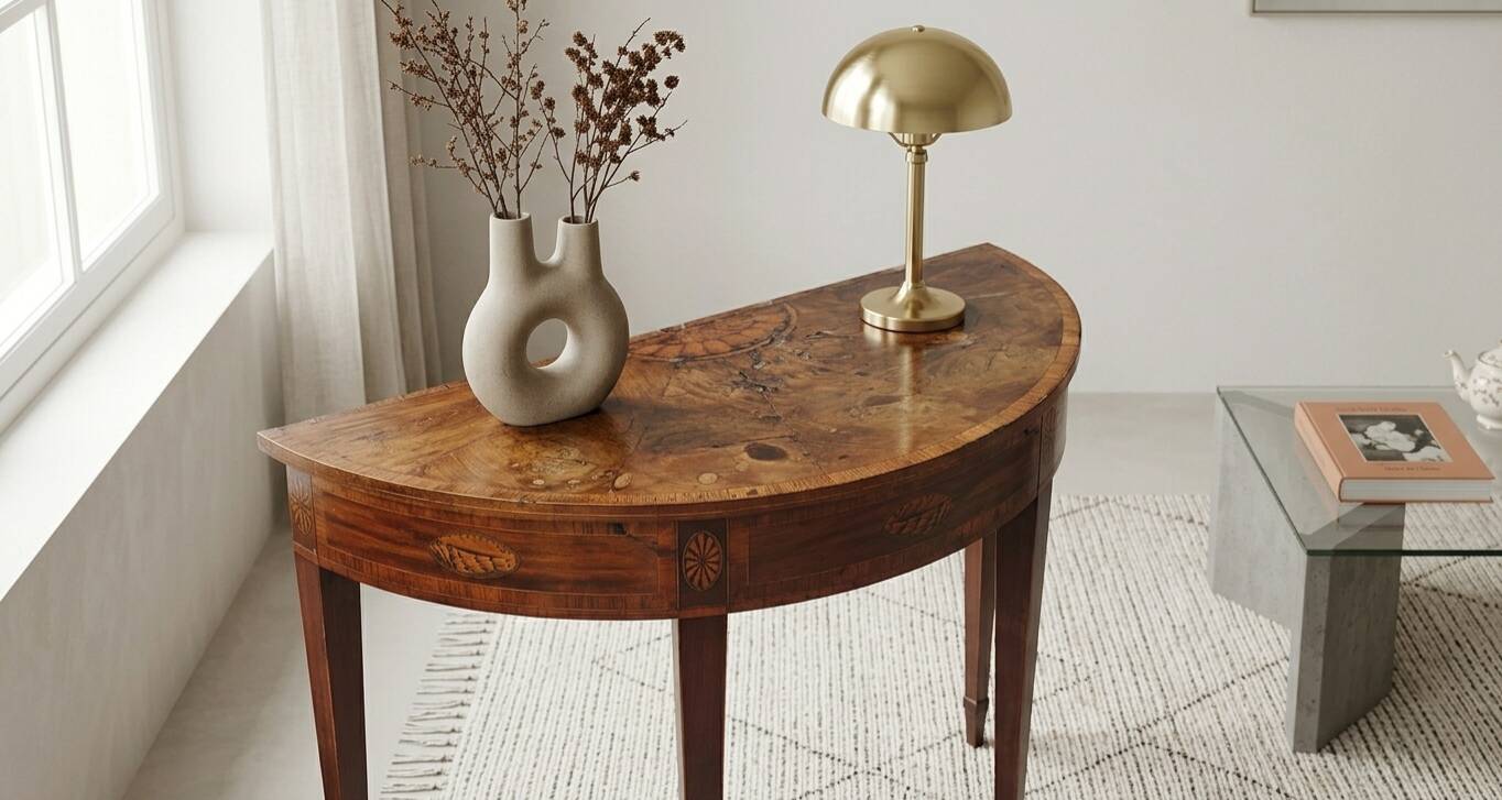 Table demi lune