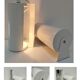 Pair of wall lamps Ikea vintage design Lod V413 white metal