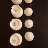 4 antique baked porcelain egg, Rypomy