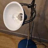 Lampadaire réglable en métal bleu