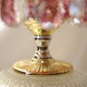 Glass and crystal pink boudoir grapevine lamp