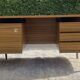 Vintage double-sided executive desk from the 1960s.