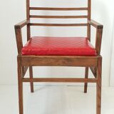 Vintage bridge armchair by René Gabriel, 1940