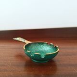 Mosaic and Brass Ashtray from the 1960s