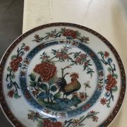 Set of 5 hand-painted dessert plates