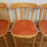 Series of 4 bistro chairs
