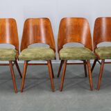 Set of four mid-century dining chairs TON 514 by Osvald Haerdtl, 1960s