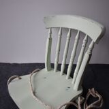 Wooden chair swing for hanging