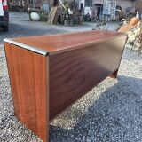 Vintage sideboard with sliding doors from the 60s