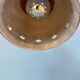 Brown ceramic pendant light Mid-Century, West Germany