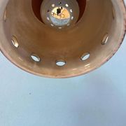 Brown ceramic pendant light Mid-Century, West Germany