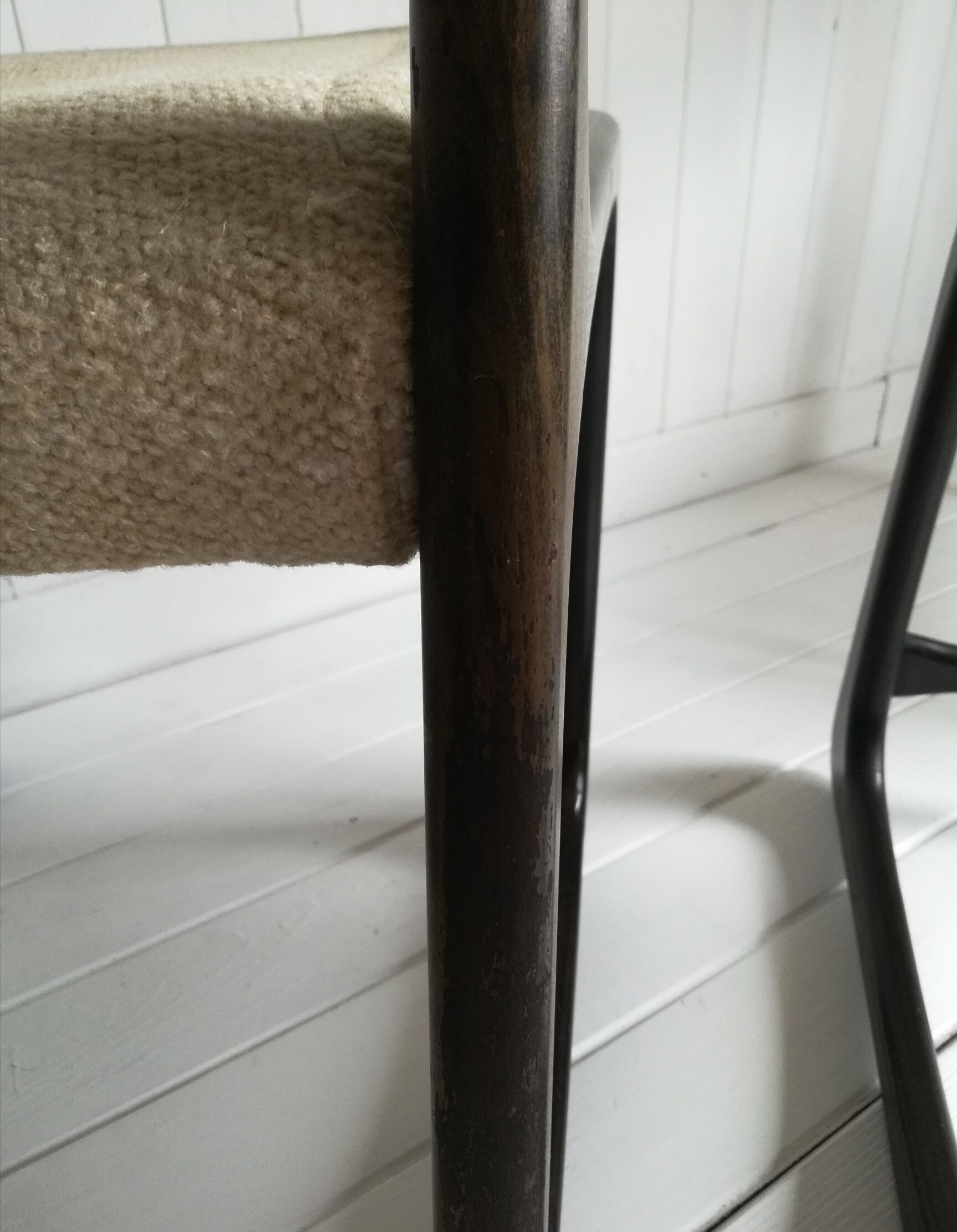Lot de 3 chaises traîneau
