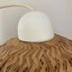 Vintage rattan flower pendant