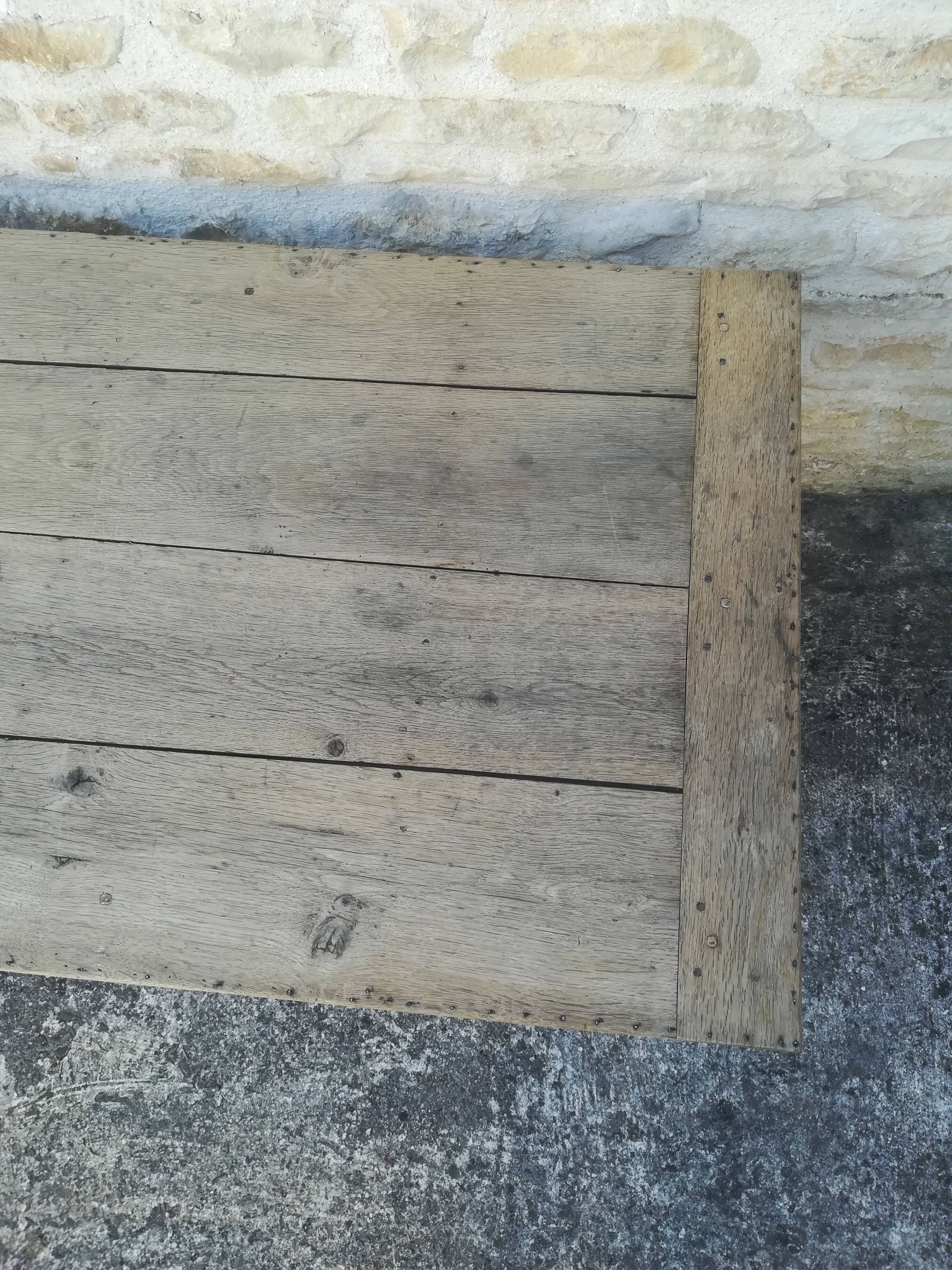 One drawer farm table