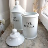Porcelain medicine jars