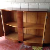 Art deco sideboard in walnut burl