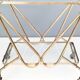 Brass Serving Cart with Glass Shelves, Italy
