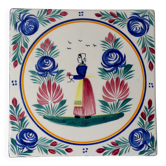 old HB Quimper trivet
