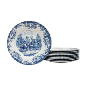 Série de 10 assiettes