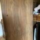 Louis Philippe solid walnut cabinet and walnut bramble veneer doors