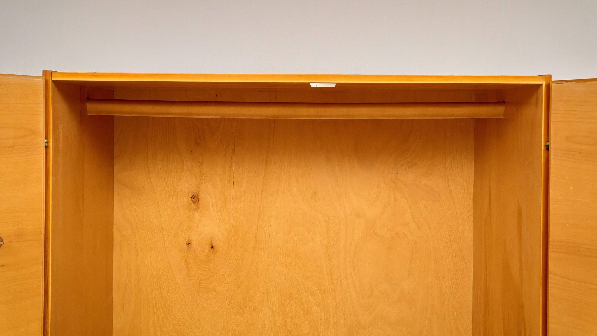 Two-door wardrobe by Mojmír Požár for UP Závody, Czechoslovakia, 1960s.