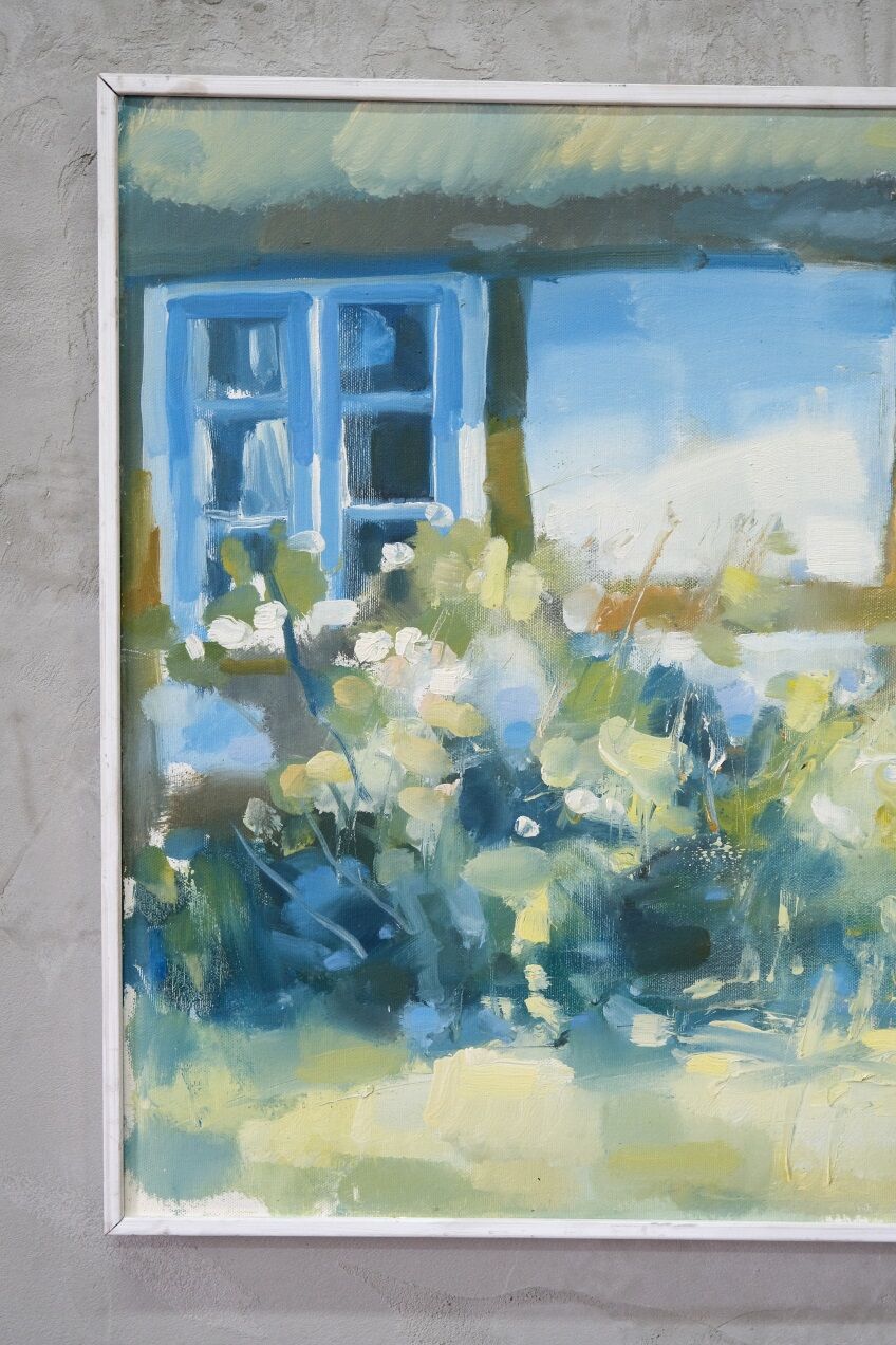 Bengt Fredriksson (1932-2000), Swedish Modern Landscape, Oil on Canvas, 1980s, Framed