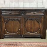 19th century rustic oak sideboard