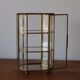 Brass jewelry showcase box