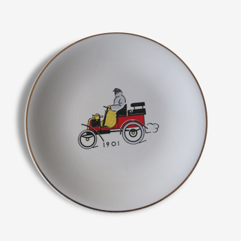 Assiette voiture luneville badonviller 1901