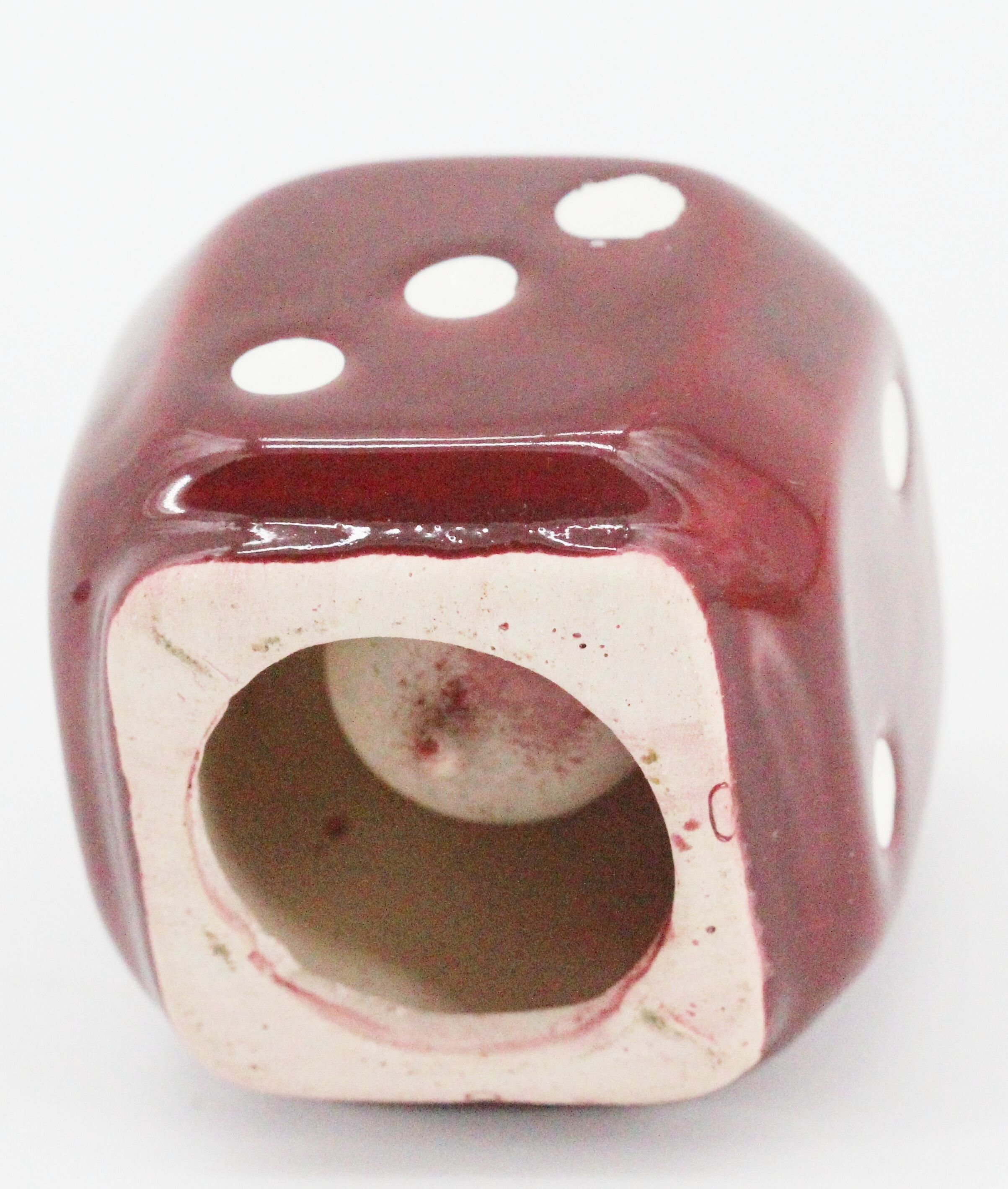 Ceramic dump candlestick