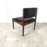 Mid century Scandinvian lounge chair with stool, 1960s
