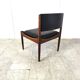 Fauteuil scandinave du milieu du siècle avec tabouret, années 1960
