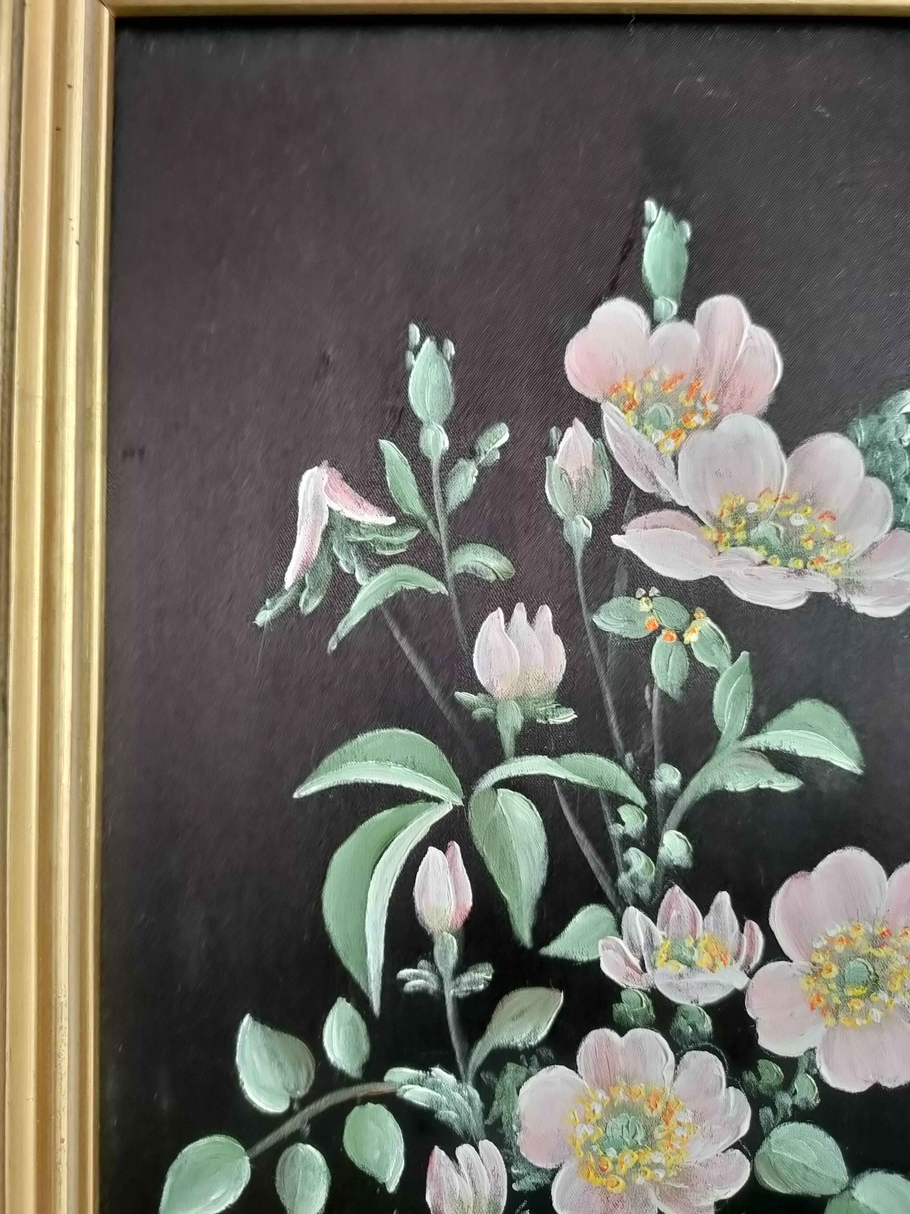 Painting flowers
