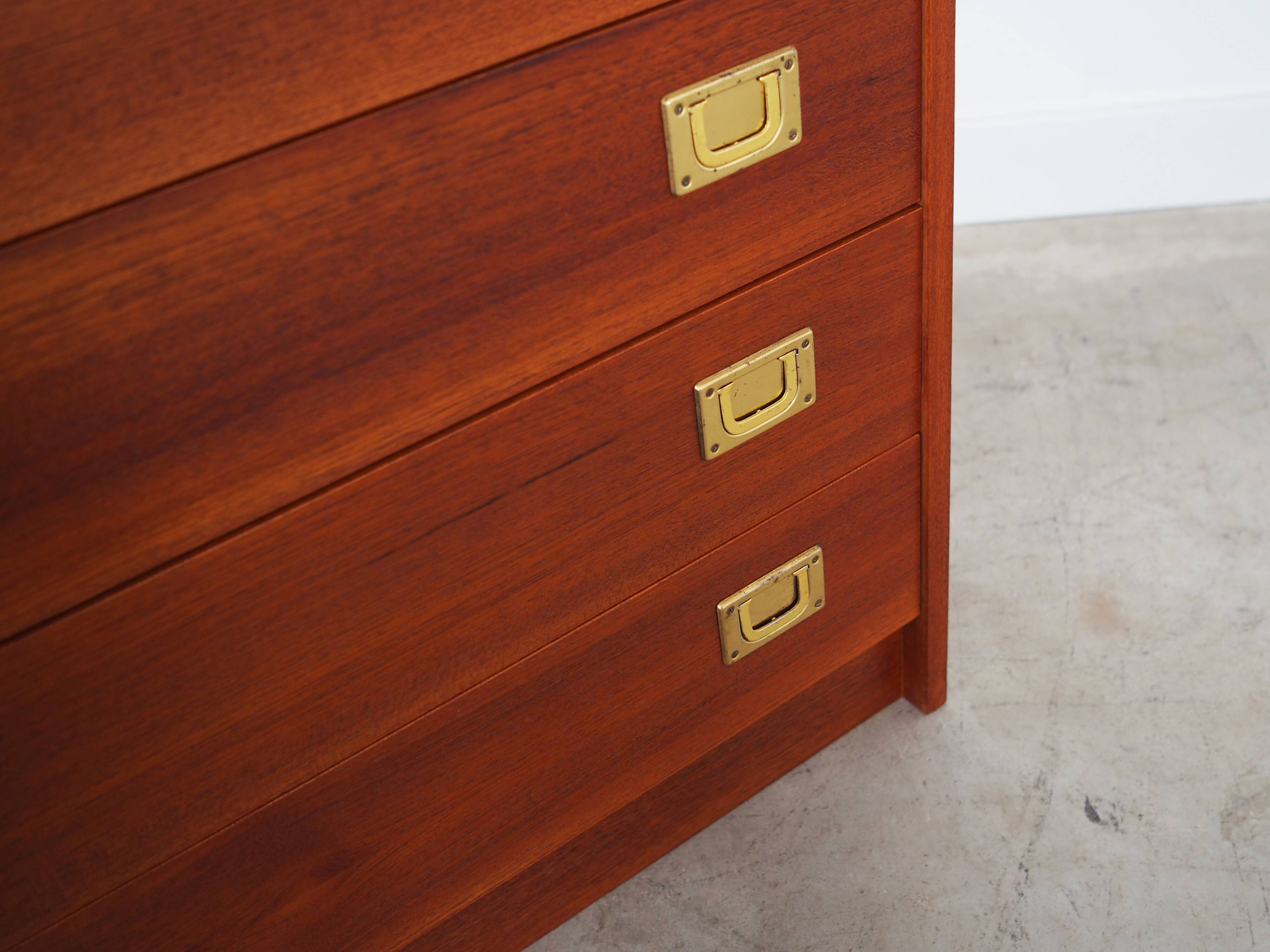 Teak chest of drawers, Danish design, 1960s, production: Denmark