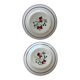 Set of 2 Bagatelle Luneville dinner plates