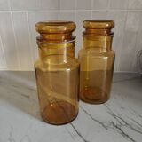 2 apothecary jars
