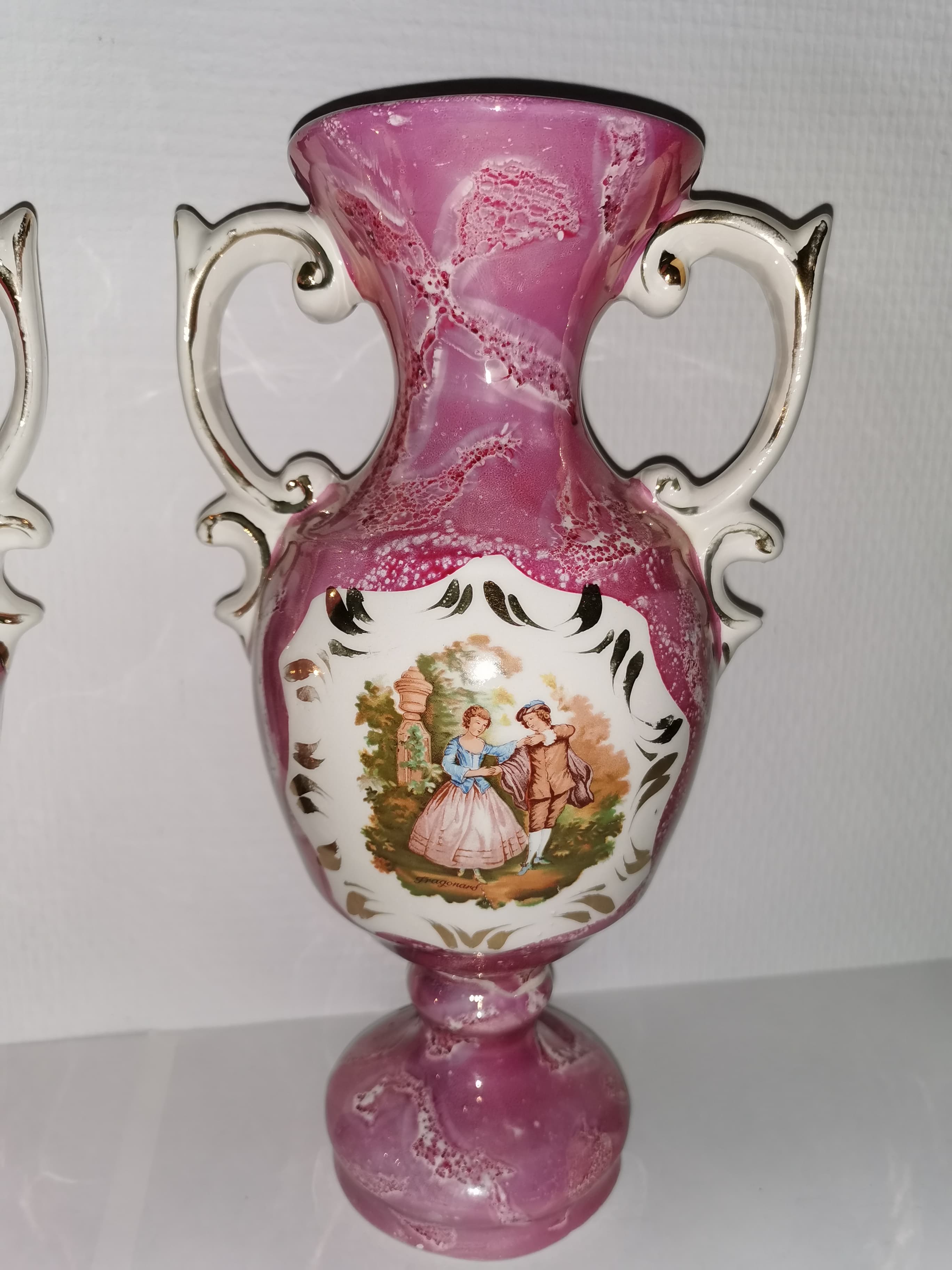 Decorative vase, ceramic i.C.A.P. Gualdo Tadino