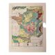 Old geological France map - 1920