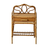 Rattan bedside