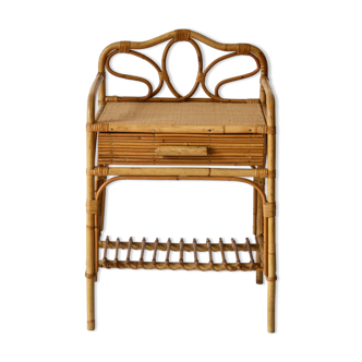 Rattan bedside