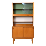 Swedish bookcase with display case