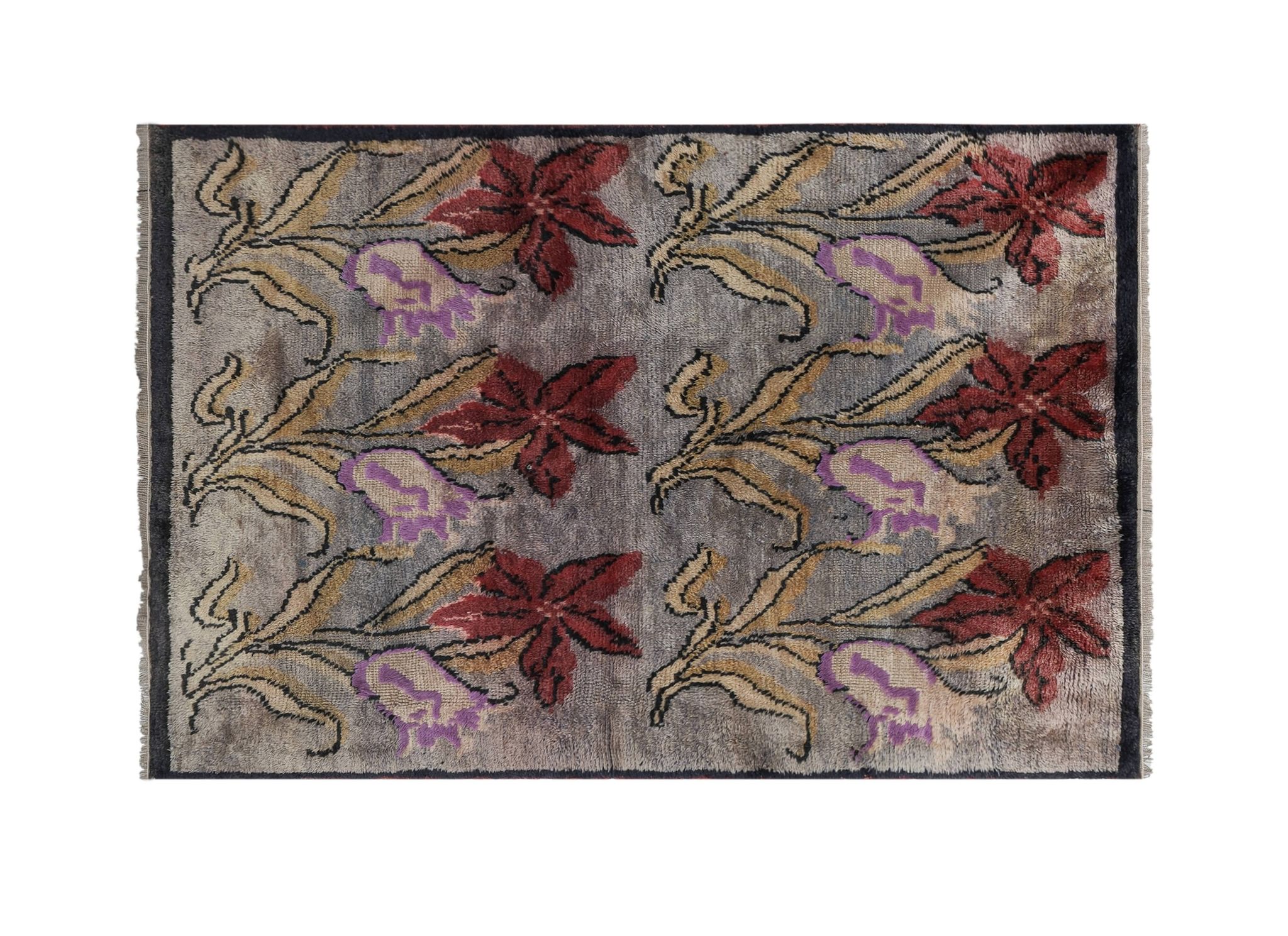 Vintage Turkish Oushak Rug Handwoven 117x175 cm